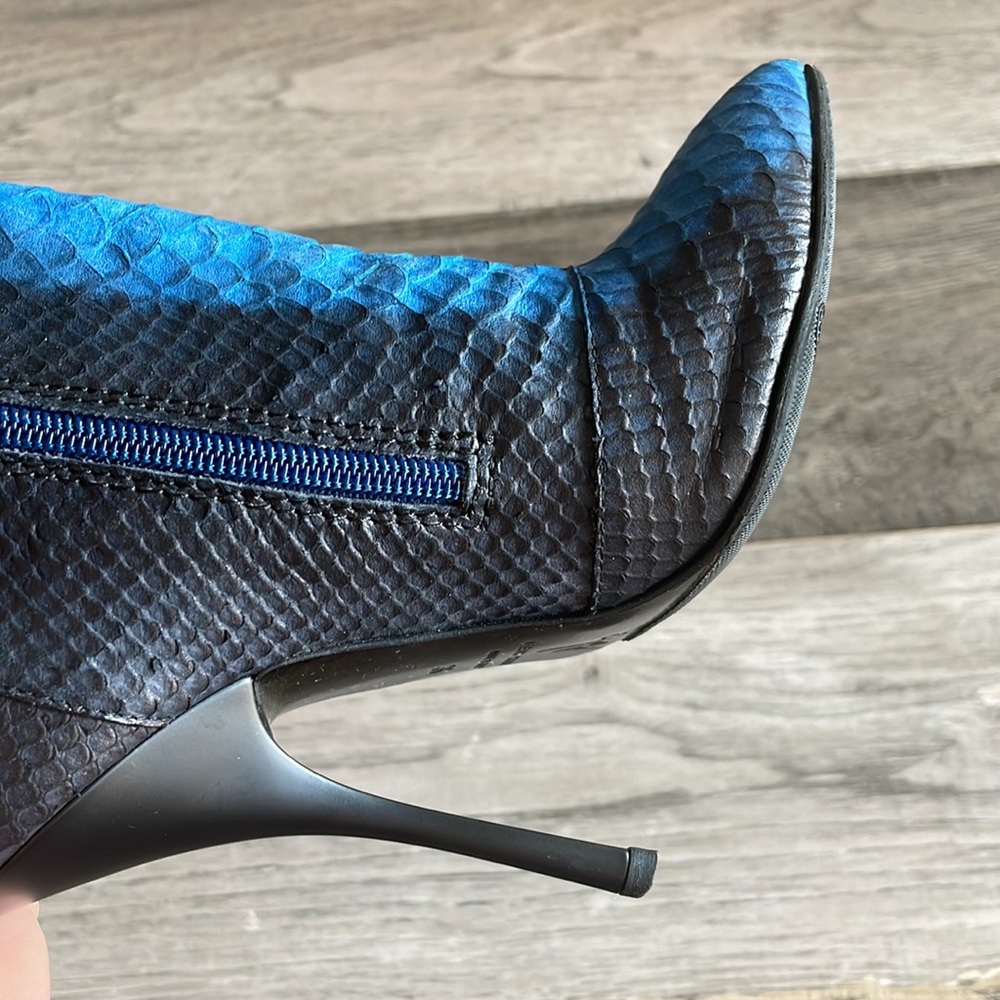 Giuseppe Zanotti Ankle boots Size 6 Made in Italy Snake skin - Picture 9 of 17